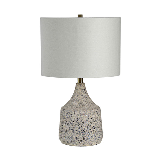 Table Lamp - Longmore Cream w/ Blue Speckles