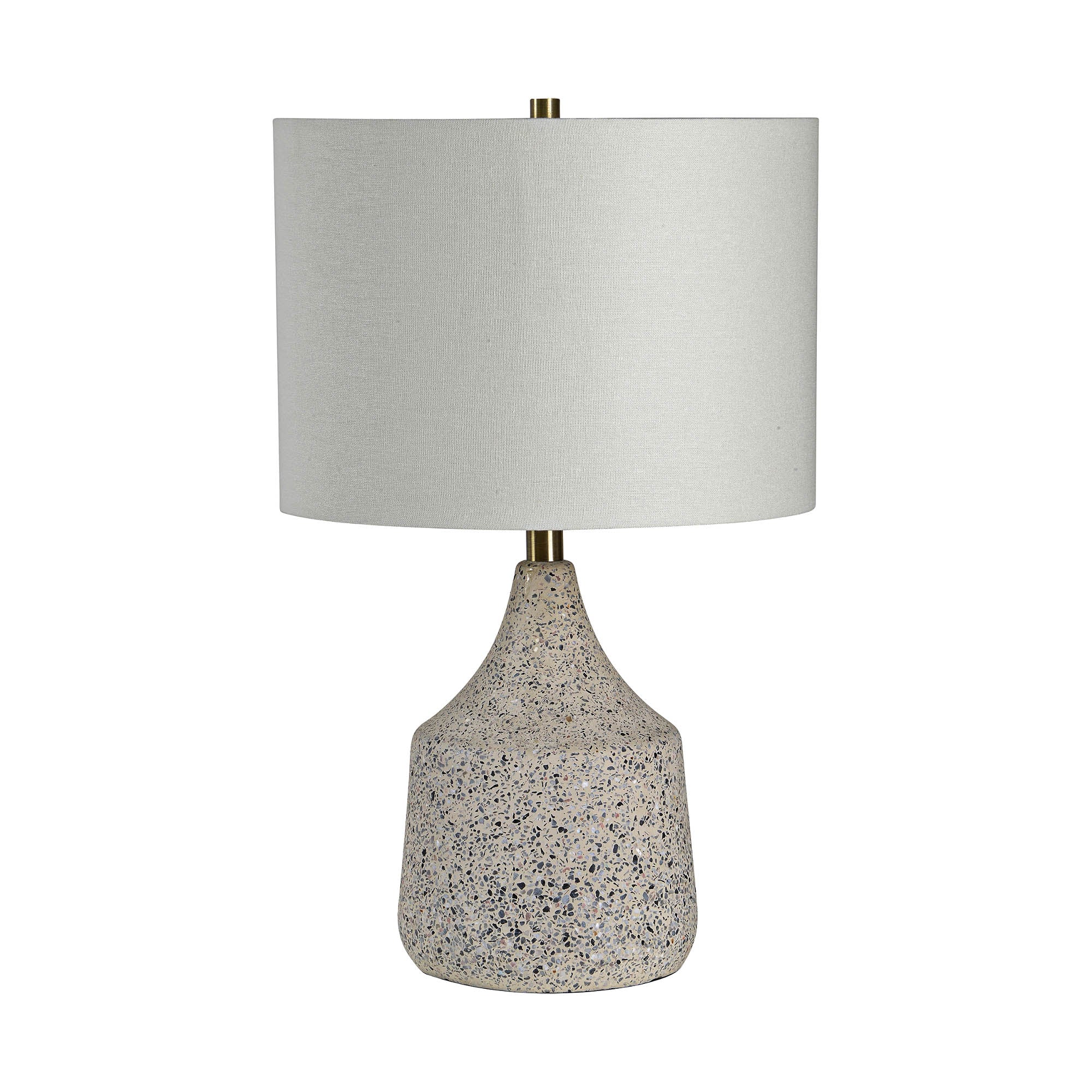 Table Lamp - Longmore Cream w/ Blue Speckles