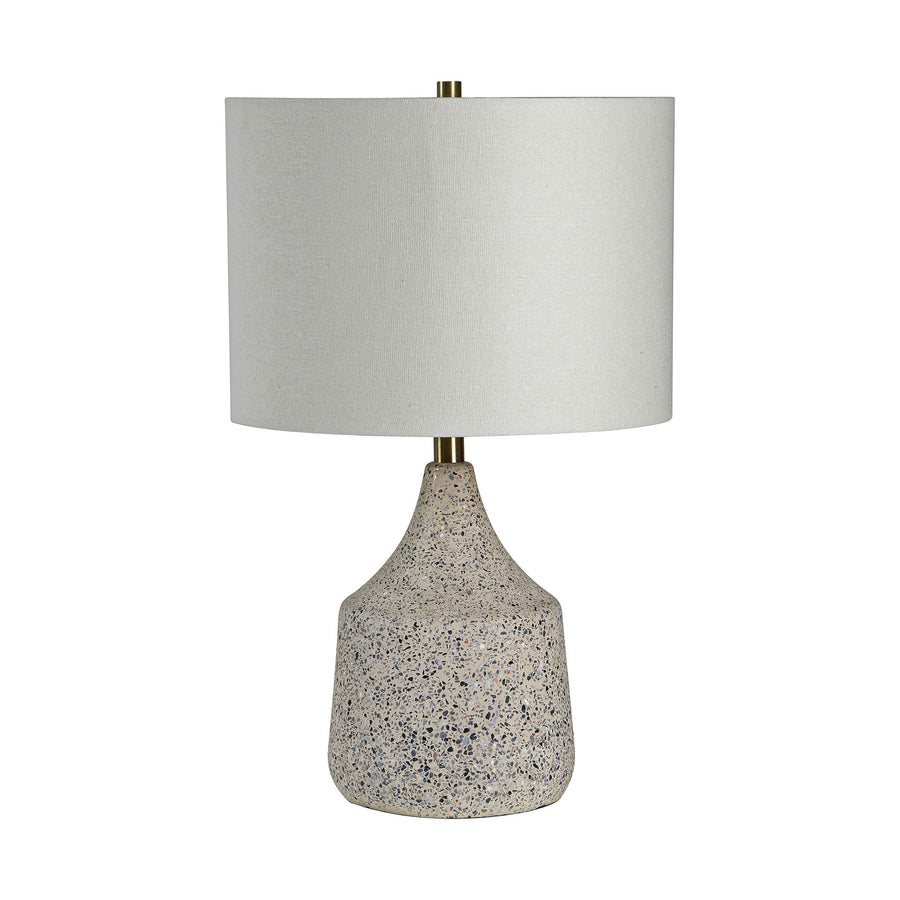 Table Lamp - Longmore Cream w/ Blue Speckles