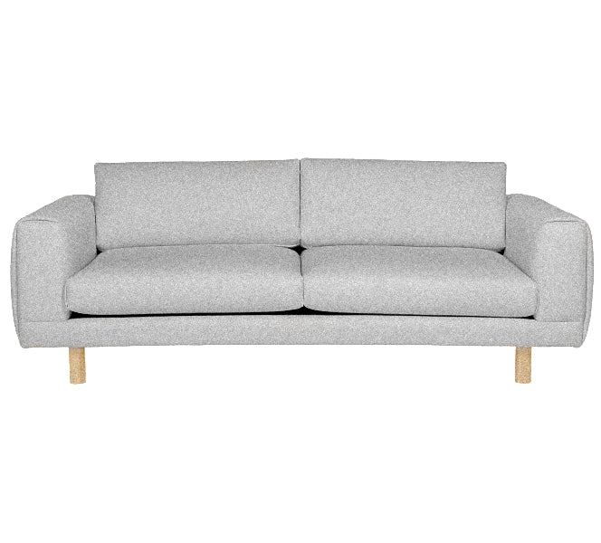 Sofa - Lars Cream Light Grey 81"