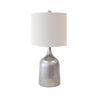 Table Lamp - Metal Silver Bottle Shaped