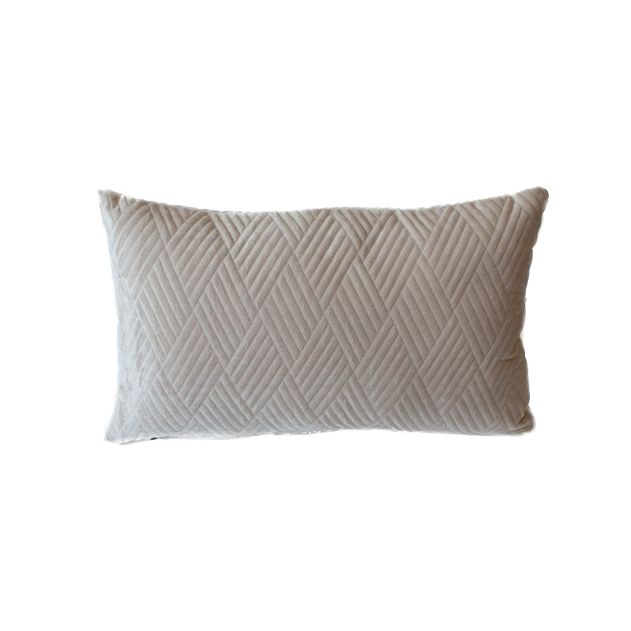 9x16 Ivory Diamond Velvet