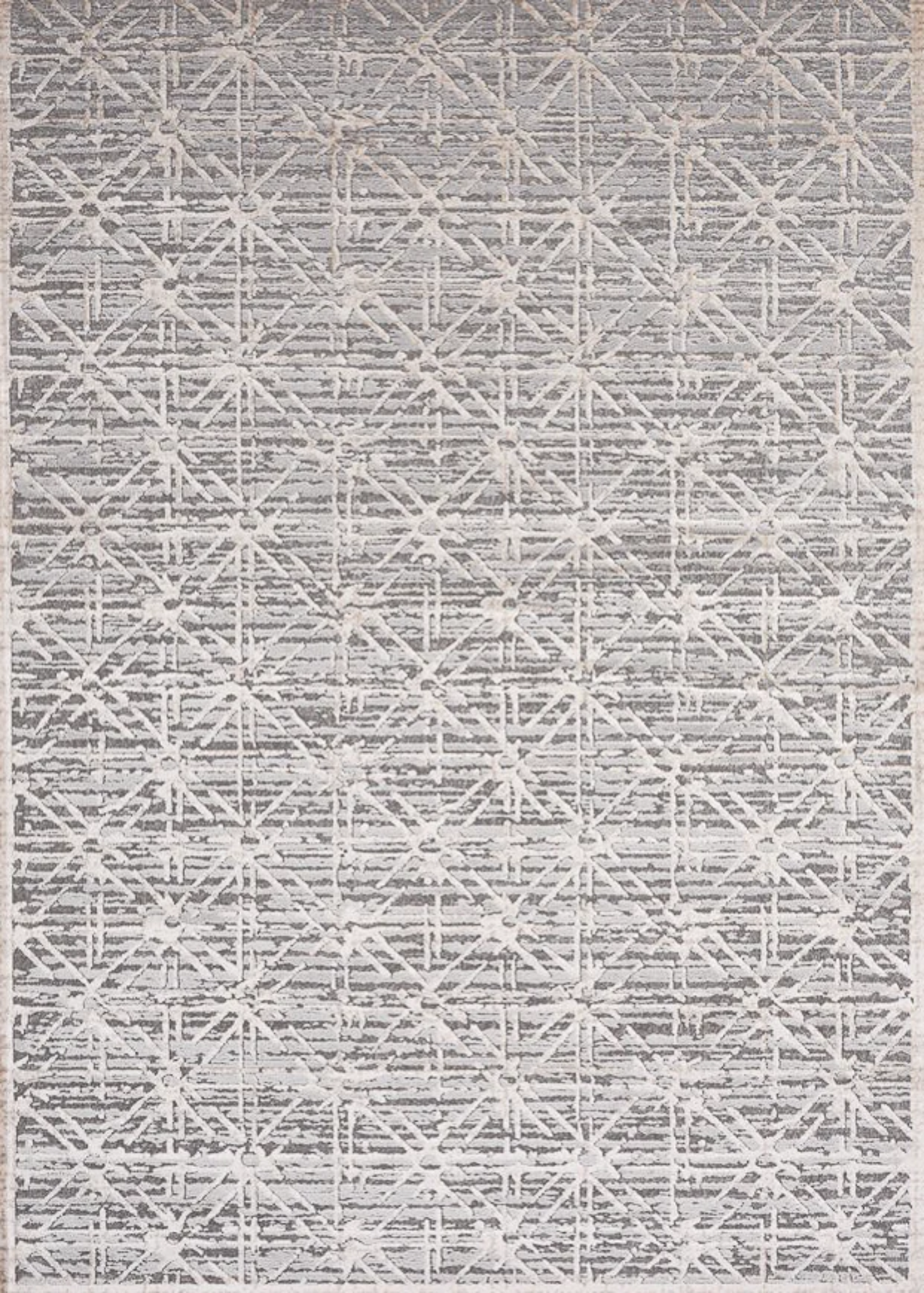 Chorus Grey Beige Art Deco Rug