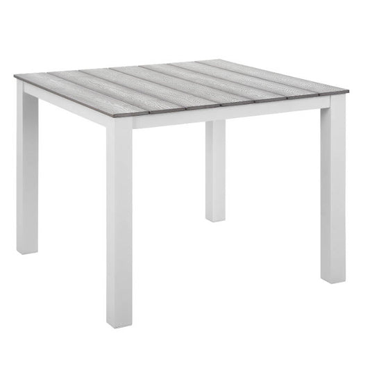 White w/ Grey Wood Pattern 40x40