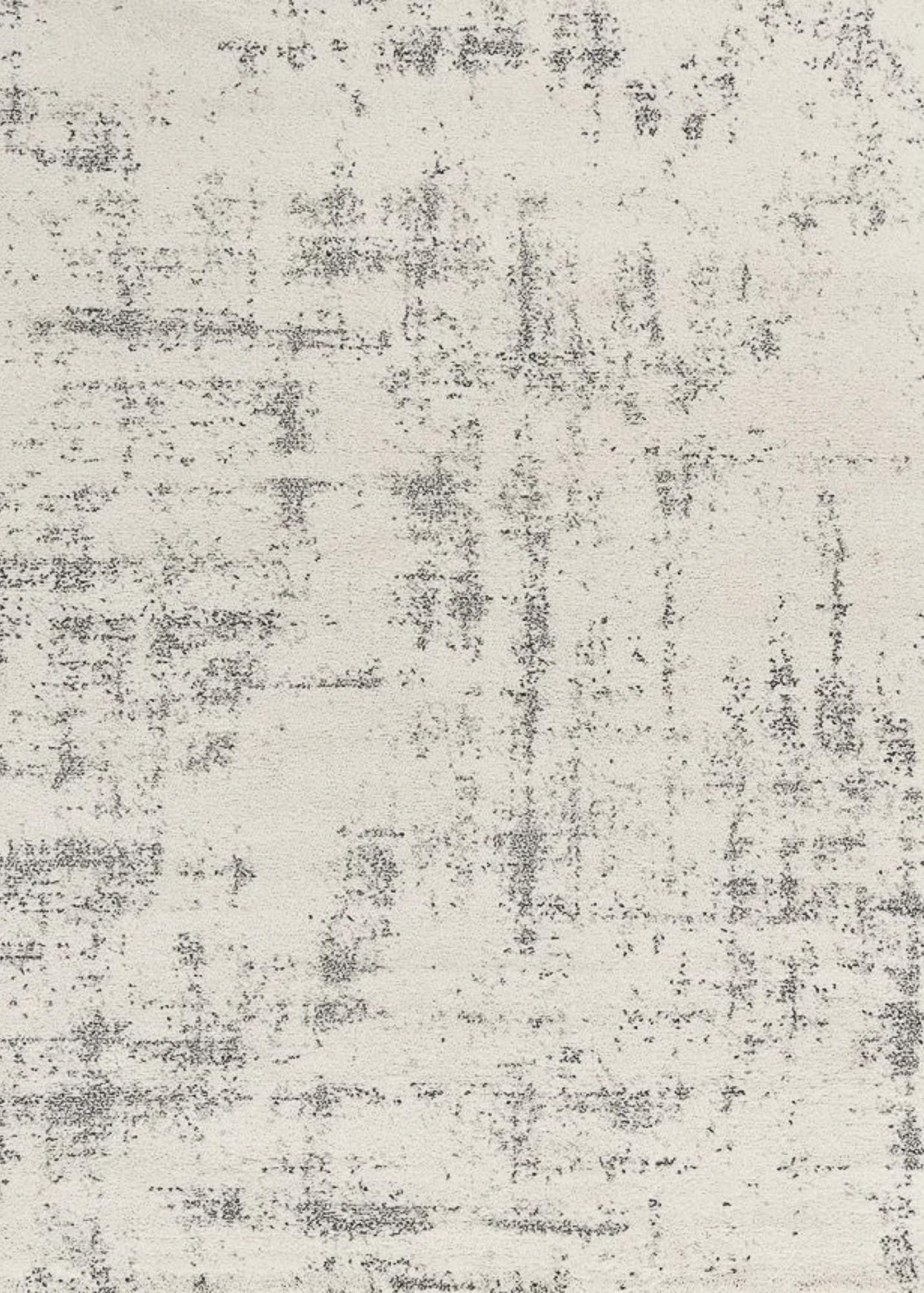 Cream & Grey Speckled Distressed Rug