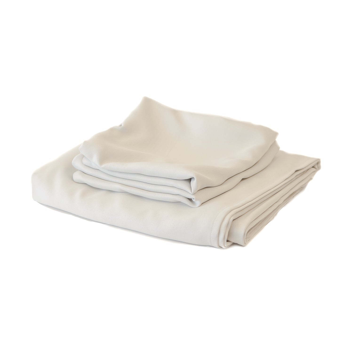 King Hotel Style Cream Silky w/ Shams