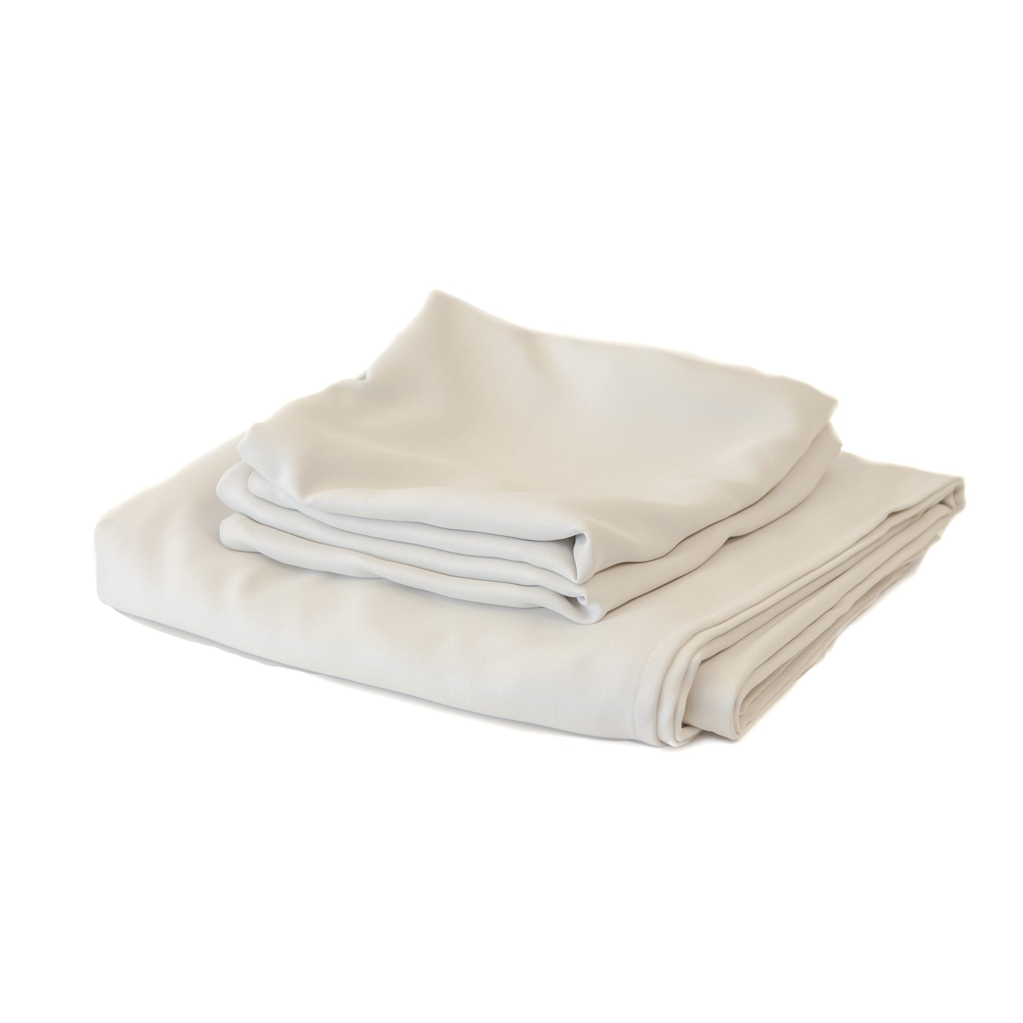 King Hotel Style Cream Silky w/ Shams