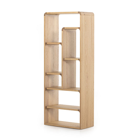 Bookshelf - Natural Oak Curve