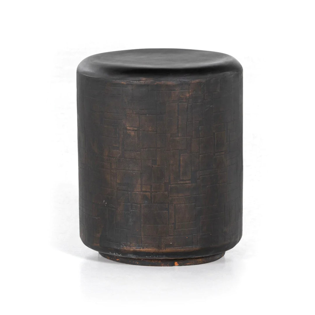 End Table - Sosa Etched Bronze