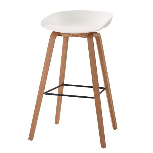Counter Stool - Hay White Seat Ash Legs