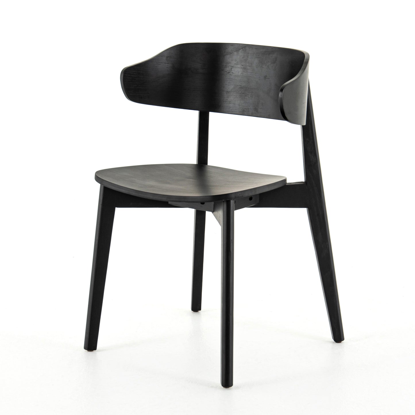 Franco Black Wooden Curve