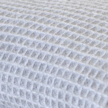 Coverlet Grey Waffle Pattern