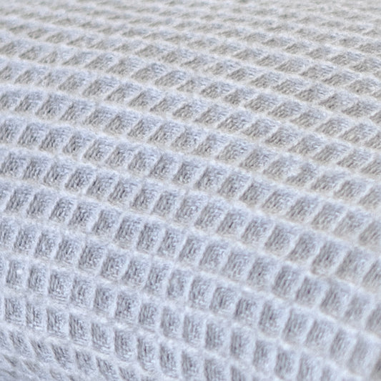 Coverlet Grey Waffle Pattern