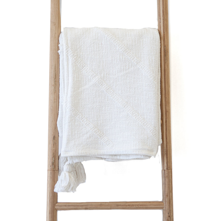 Cream W/ Diagonal Detail