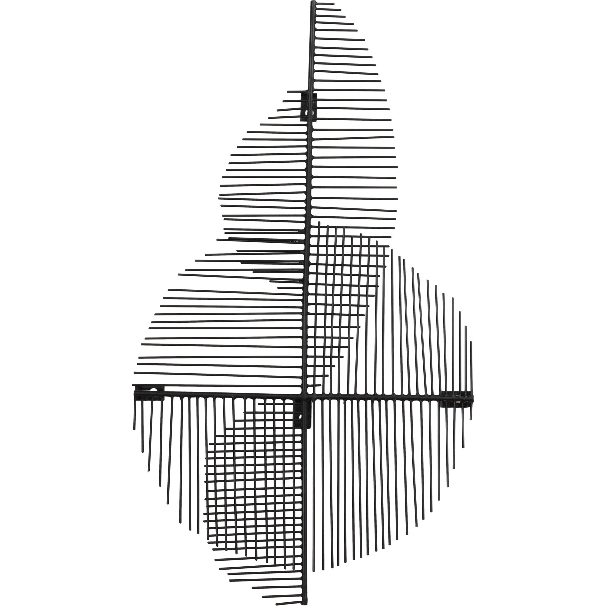 Chanel Black Iron 27" x 16"