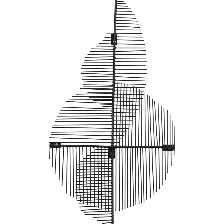 Chanel Black Iron 27" x 16"