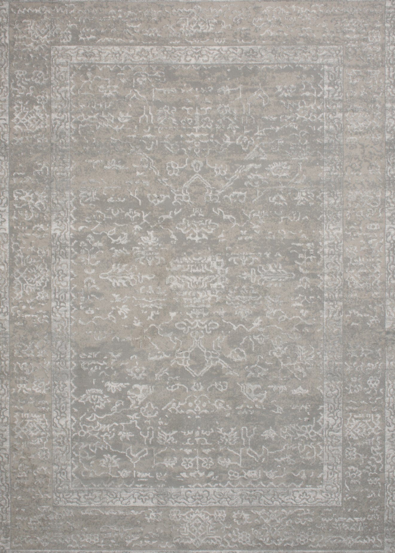Faded Grey Persian Rug