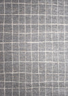 Rug - 5x7 Grey & White Grid