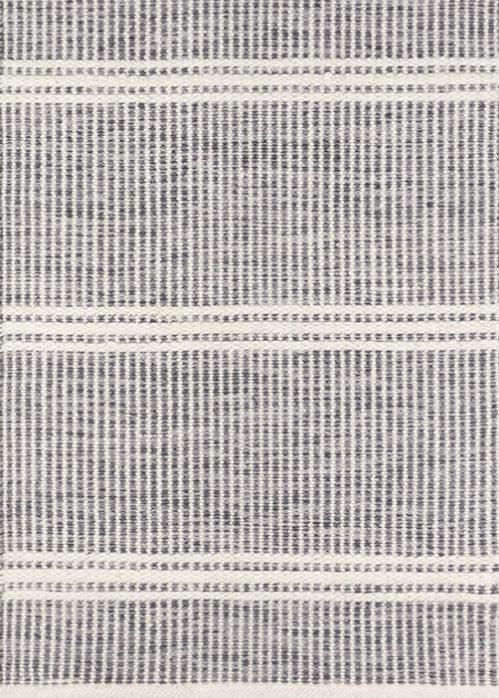 Malta Woven Rug in Cream & Black