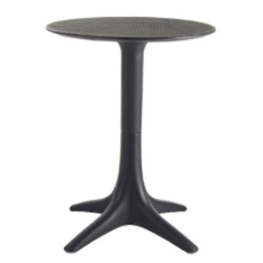 Outdoor Bistro Table - Round Black Terraza