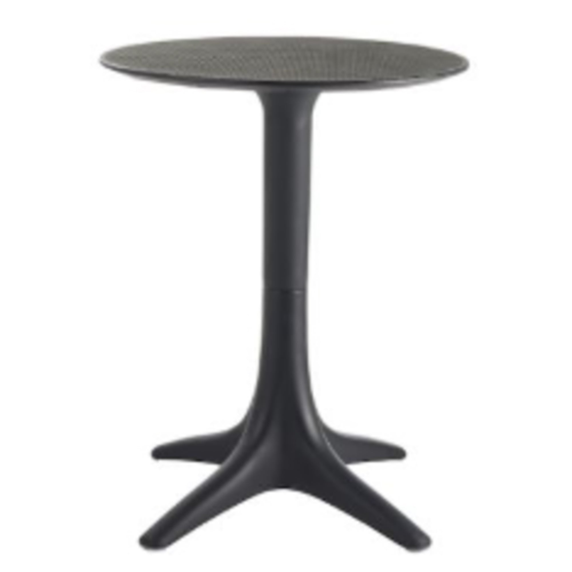 Outdoor Bistro Table - Round Black Terraza