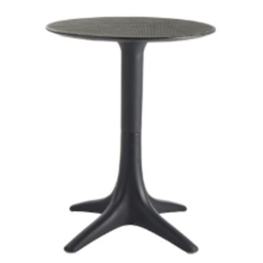Outdoor Bistro Table - Round Black Terraza