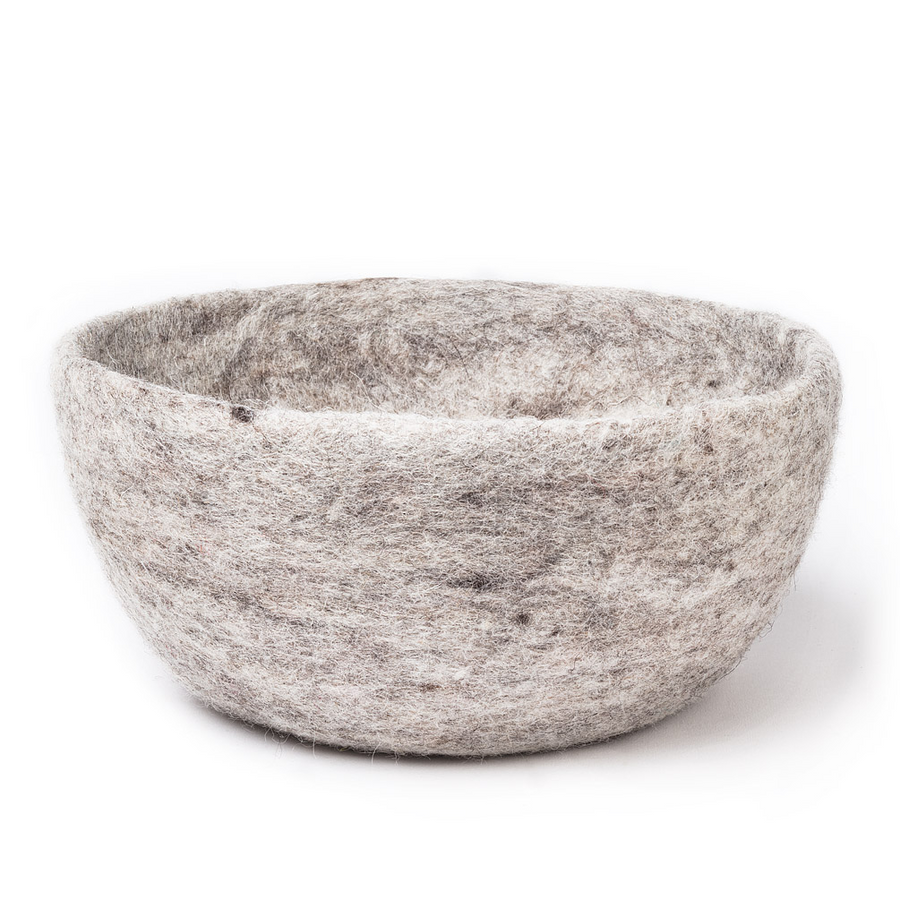 Oatmeal Felt Bowl