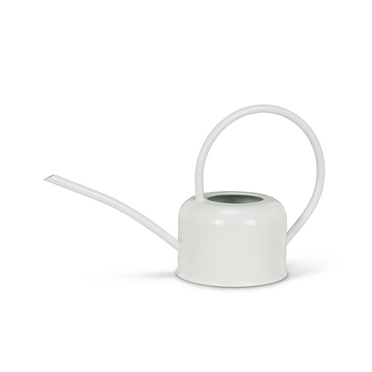 Watering Can - Matte Round White