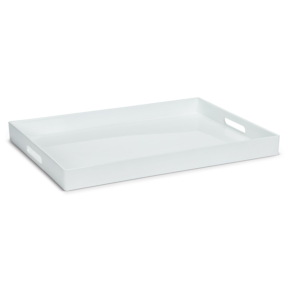 White Glossy Rectangle 14x19