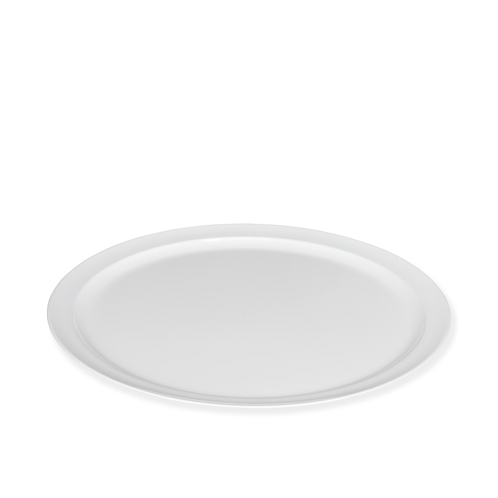 Tray - White Glossy Round 15"