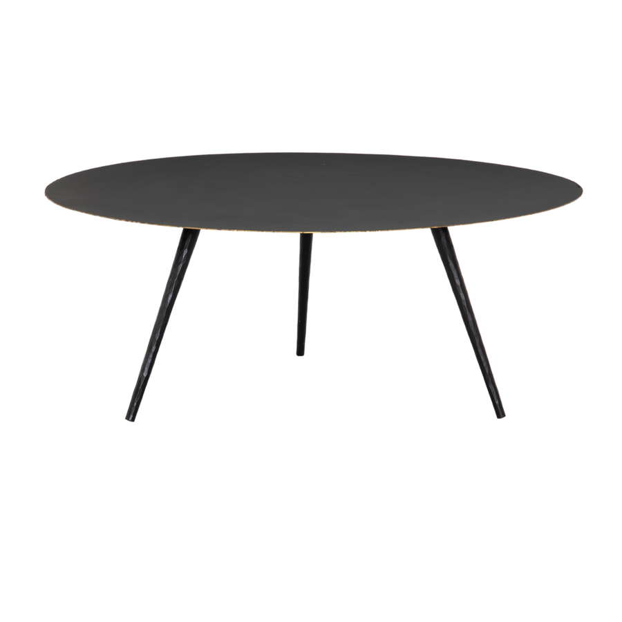 Coffee Table - Trula Black Round Tripod