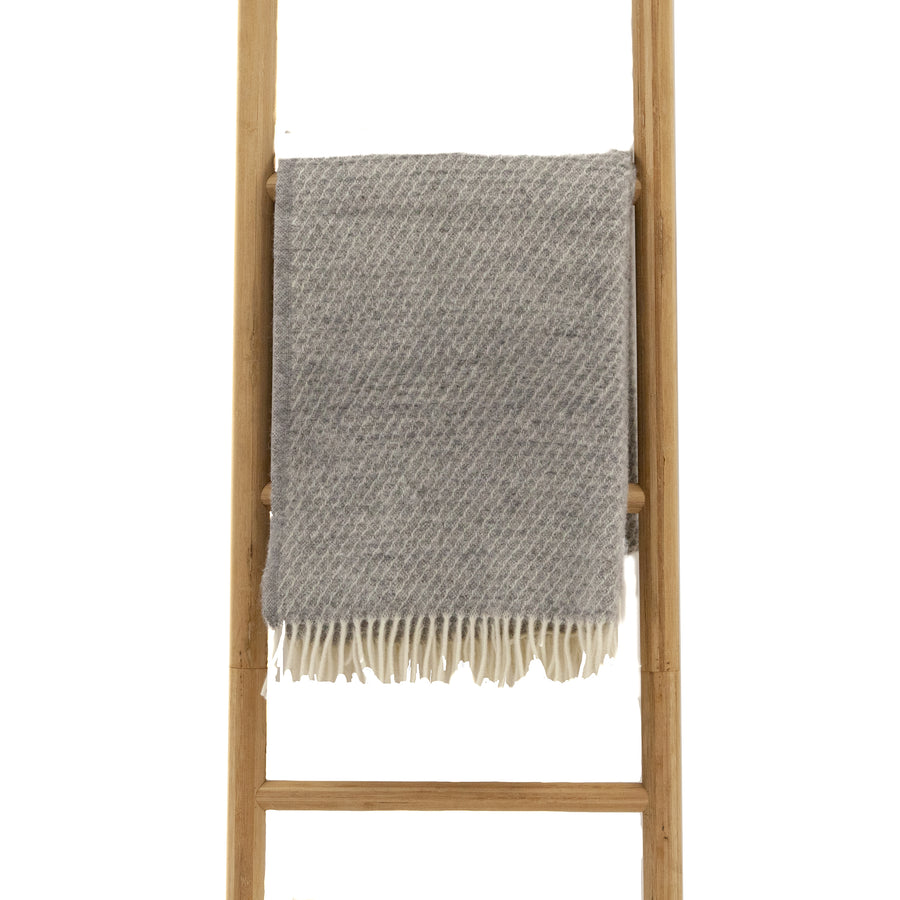 Fade Grey Melange w/ Fringe