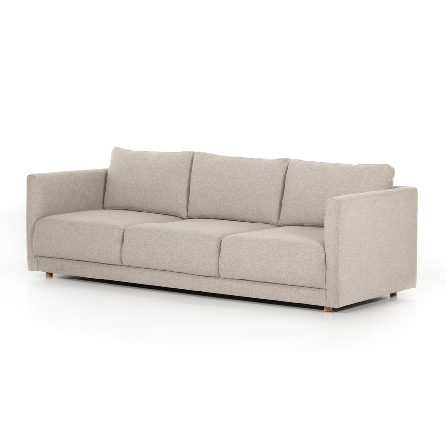 Sofa - Braxton Beige Cobblestone 93"