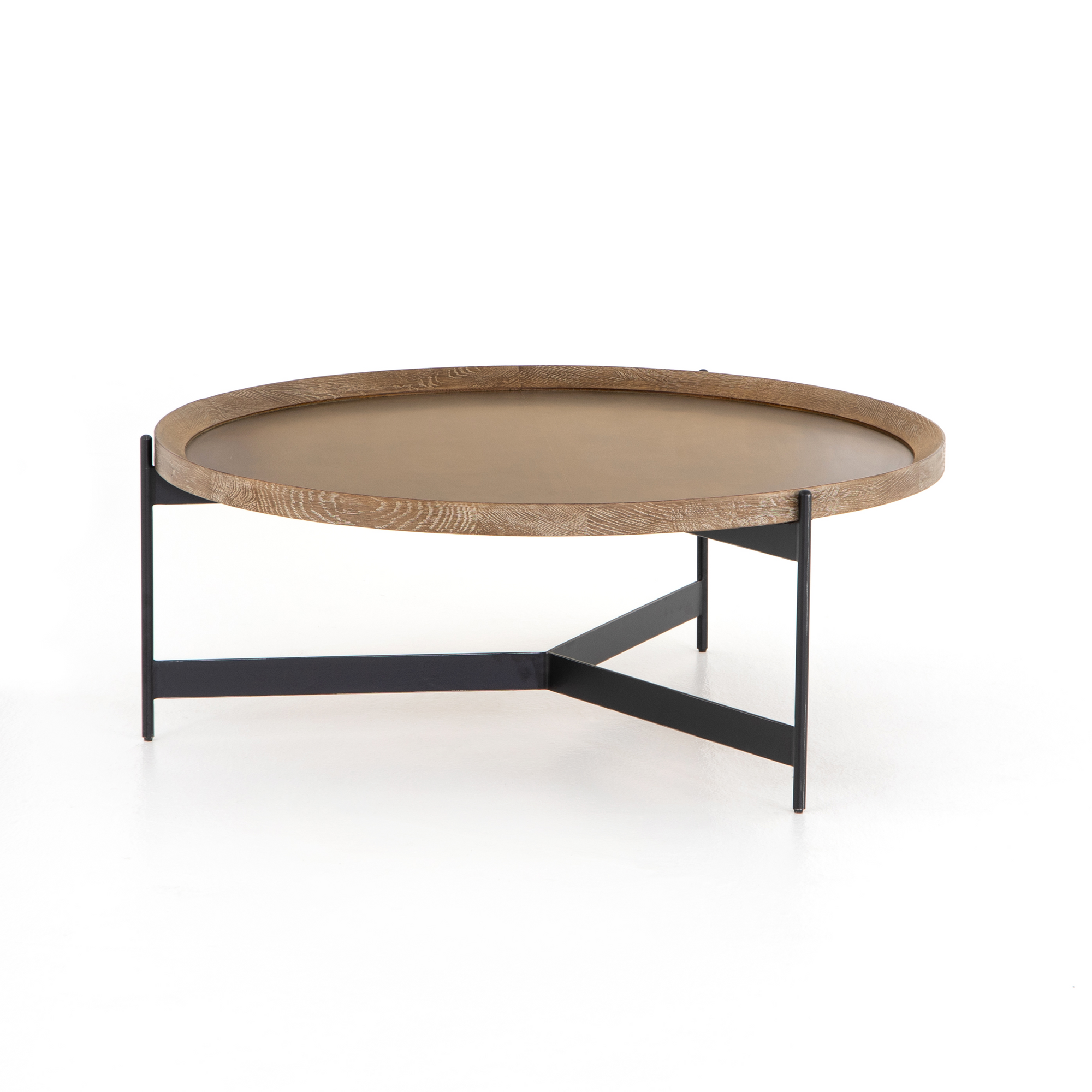 Coffee Table - Nathaniel Burnt Oak Round