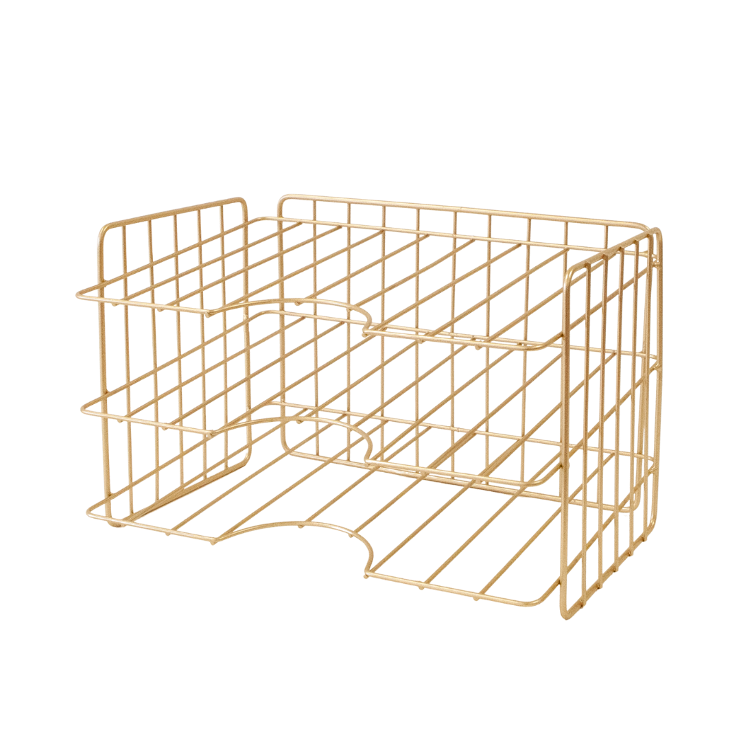 Organizer - Desk Tray Gold