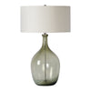 Table Lamp - Rida Taupe Green Glass