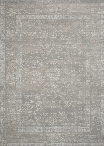 Grey Persian Faded Rug