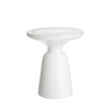 End Table - Venezia White Ceramic Glaze