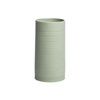 Green Matte Ribbed Cylinder Small