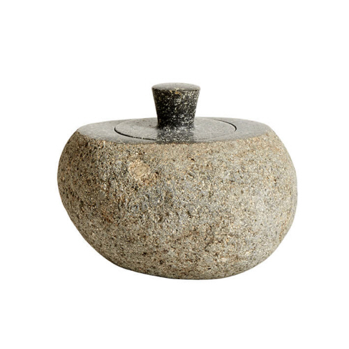 Rustic Stone w/ Lid