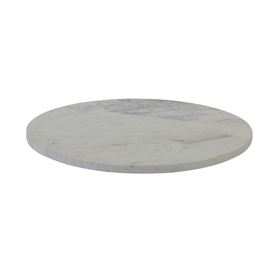 White Marble Round