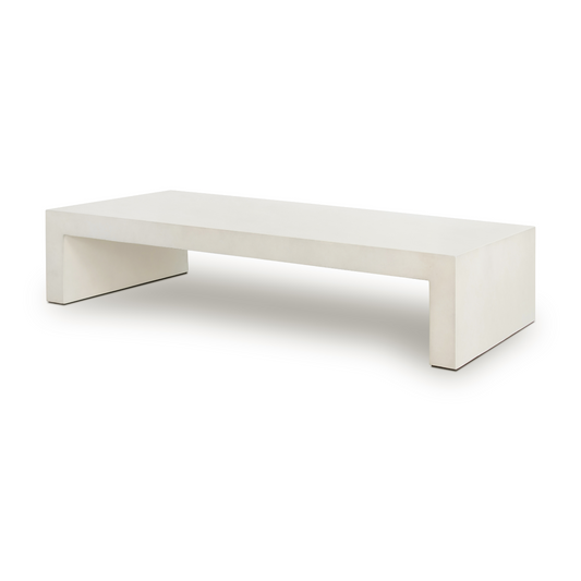 Coffee Table - Parish White Concrete 60"