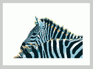 Art - Striped Pair Medium 24" X 36" CLEARED