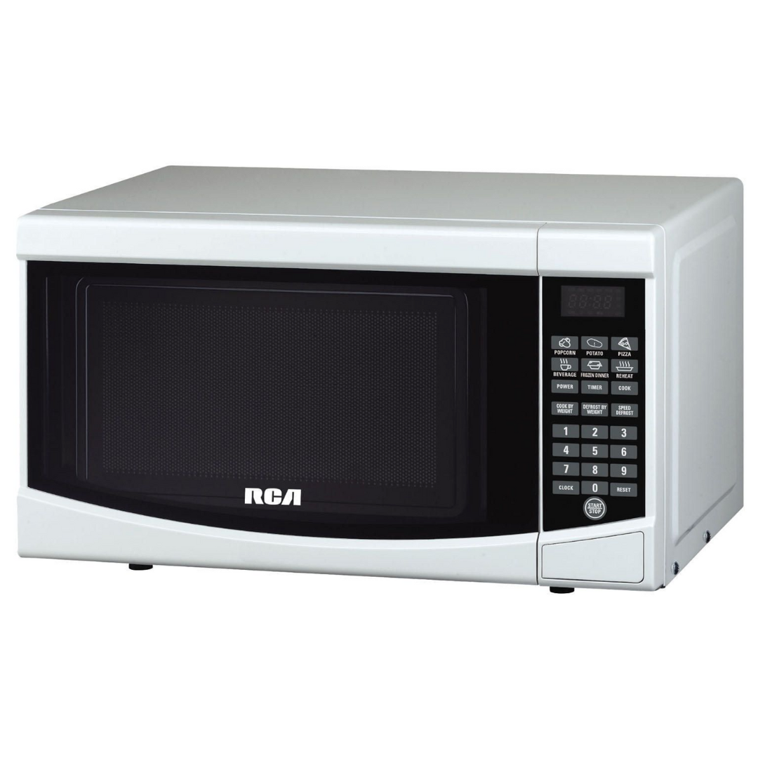 Kitchen Appliance - White Microwave