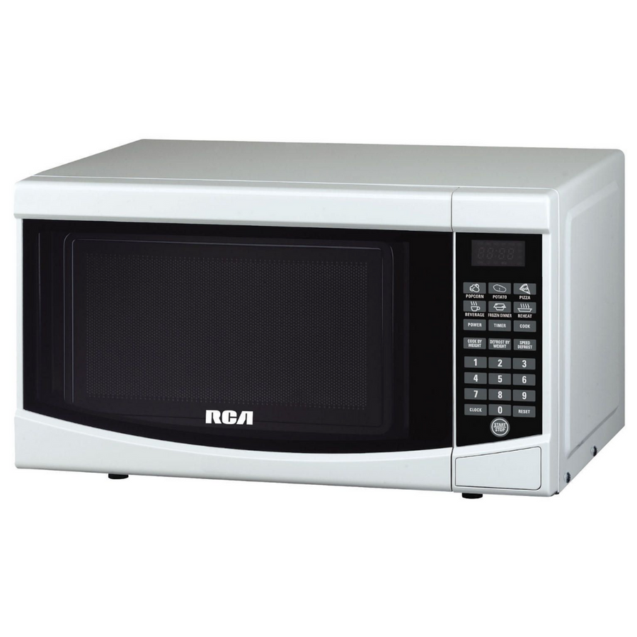 Kitchen Appliance - White Microwave