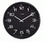 Clock - Black w/ Black Face