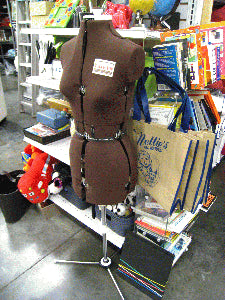 Dress Form - Retro Bust Brown