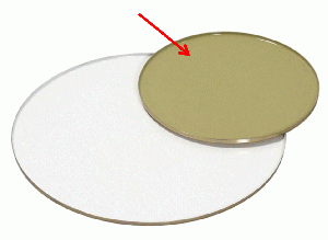 Tray - Green Round Iron