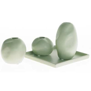 Small Green Matte Akasha Vase