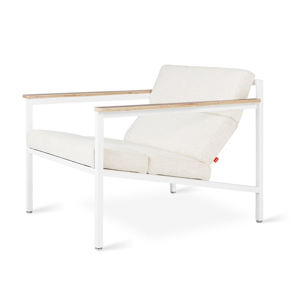 Accent Chair - Halifax White Powder Coat Huron Ivory